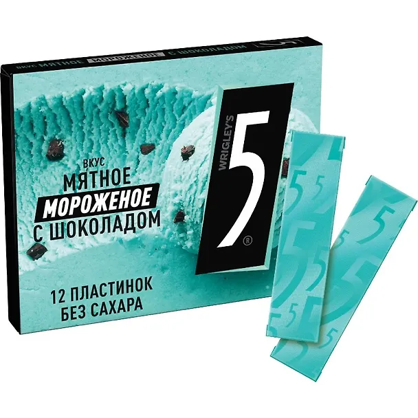 Жевательная резинка Five мята и шоколад, 31,2г 3067492 — 2