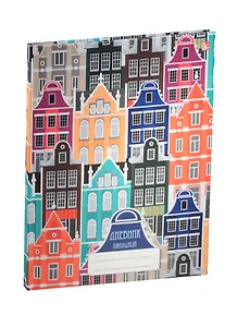 Дневник для ср. и ст.кл. "Разноцветные домики (орнамент)" 7БЦ, мат.ламин., выб. лак, Unnika