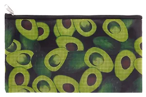 Пенал-косметичка "Avocado black" 21*12, ткань, подклад