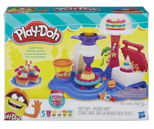 Игра HASBRO Play-Doh, Игровой набор, Сладкая вечеринка — 2547525 — 1