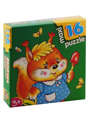 Пазл Развивающая мозаика.Белочка Дрофа-Медиа 16 элементов 2793725