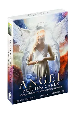 Книга ANGEL READING CARDS (36 карт+путеводитель) (Дебби Мэлоун)