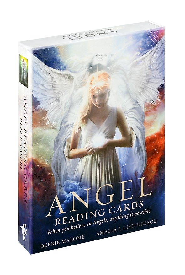 Книга ANGEL READING CARDS (36 карт+путеводитель) (Дебби Мэлоун) — 1