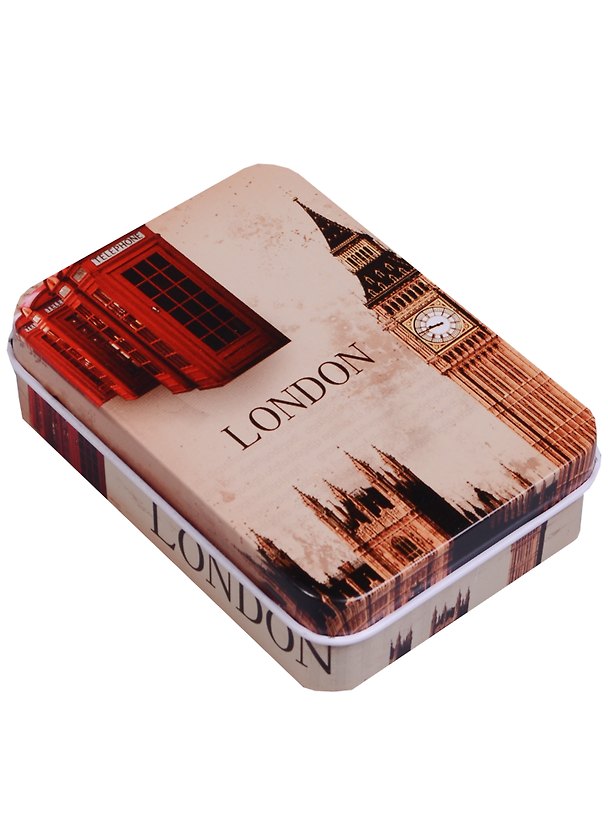 Шкатулка Биг Бен и телефонная будка (9х7х3) (металл) (12-21695-Bigben) 2574651 — 1