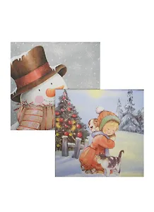 Набор салфеток для Декупажа Маша и ее друзья (611319/33303630) (2шт) (упаковка)