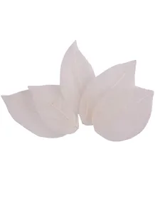 Листья скелетированные в ОРР с подвесом, 5 шт, 7 см, молочные