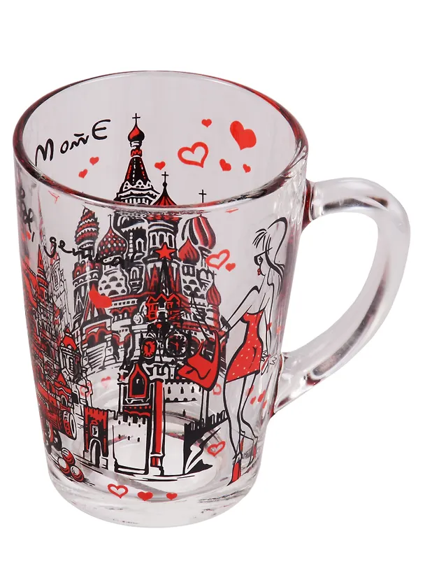 Кружка Это Москва детка (стекло) (320 мл) (068-2-19-rus) 2613810 — 1