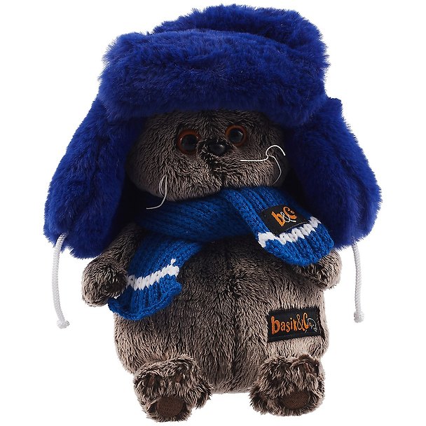 Игрушка мягкая Budi Basa, Басик в меховой шапке 2774161 — 1