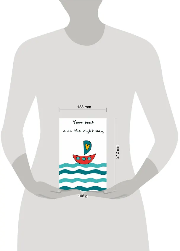 Блокнот для записей "Your  o t is on the right w y" (А5) 322532 — 2