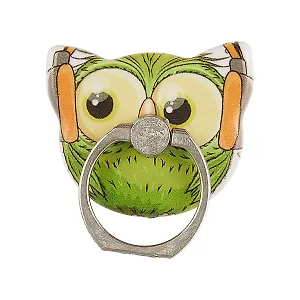 Держатель-кольцо для телефона Сова (металл) (коробка)