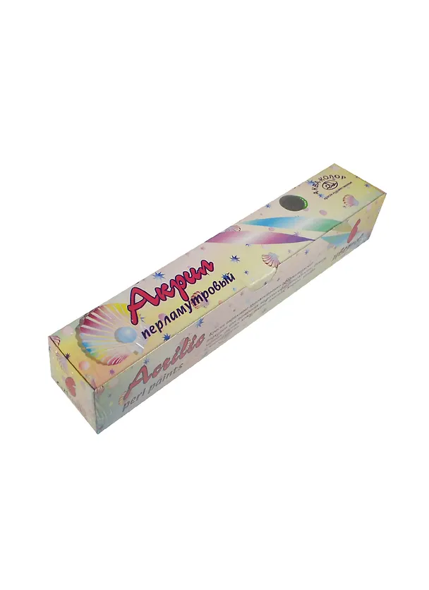 Краски акриловые перламутровые, 6 цветов, Аква-Колор 2257785 — 1