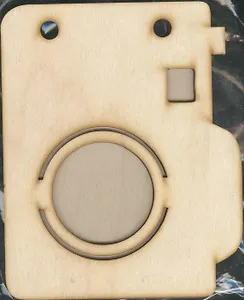 Заготовка для скрапбукинга альбом Фотоапппарат (13809) (3 листа) (170х135)