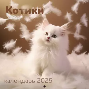 Календарь 2025г 290*290 "Котики" настенный, на скрепке — 3045899 — 1