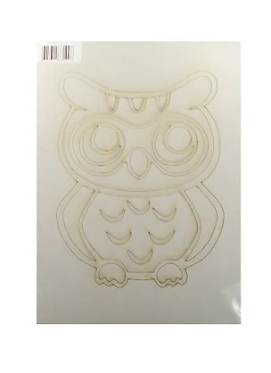 Трафарет Сова (А4) (331) (упаковка) 2535373