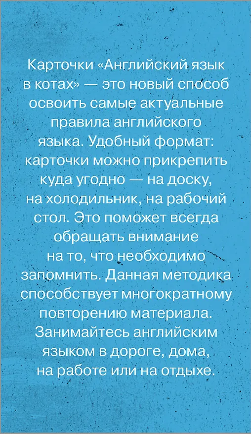 Книга Английский язык в котах. Полезные карточки (Анна Беловицкая) — 2