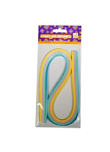 Набор бумаги, цветной для квиллинга, ACTION! Fancy, ПАСТЕЛЬ, 3мм*53см, 100 штук, 5 цветов