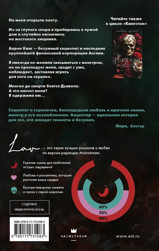 Книга Акцентор (Вероника Десмонд) — 2