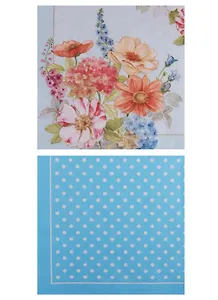 Набор салфеток для декупажа Цветы коттедж 2 шт. (COTT/RUS64) (упаковка)