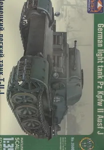 Модель, сборная, ARK, Танк немецкий легкий T-II J, 1:35