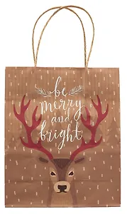 Пакет А5 22*18*10 "Новогодние друзья" Новый год, бум.мат.