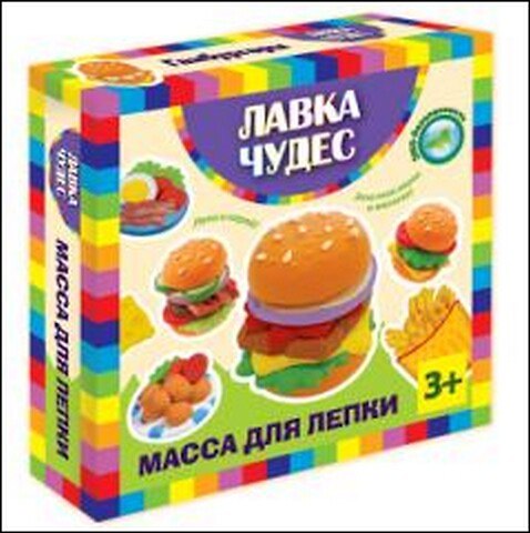 Набор масса для лепки Гамбургеры (100-18290) (Лавка чудес) 2334027 — 1