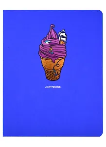 Тетрадь в клетку Listoff, "Total Blue. My summer", 48 листов, в ассортименте