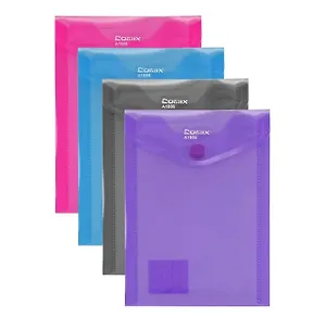 Папка-конверт на кнопке, А6, Comix