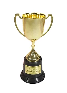 Статуэтка наградная кубок С днем рождения (22,8х9,2х11,4) (669323)