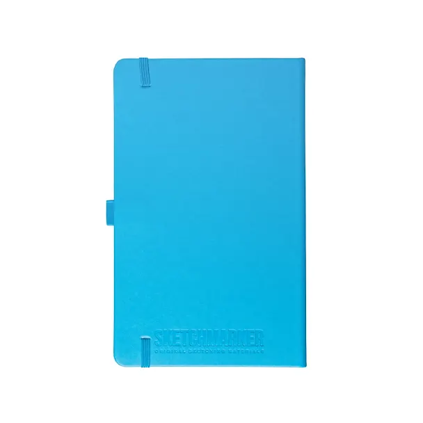Скетчбук 13*21 80л "Sketchmarker" синий неон, 140г/м2, слоновая кость, тв.обл. 3012388 — 3