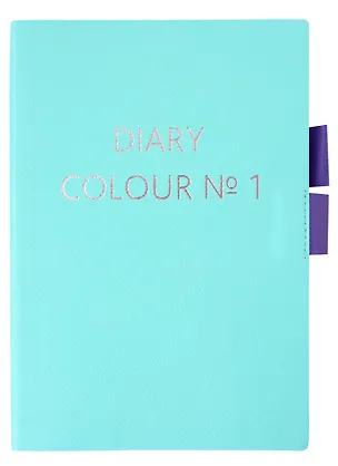 Ежедневник недатированный «Colour. No 1» А5, мятный, 136 листов, экокожа, Listoff 2943961
