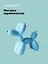 Декоративная фигурка Собачка-шарик (мятная) (8х9) (керамика) (12-fengshen-202506-D2) — 3110842 — 1