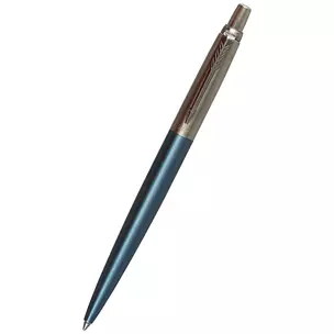 Гелевая ручка «Parker Jotter Core Waterloo Blue CT», 0.7мм, чёрные чернила — 253406 — 1