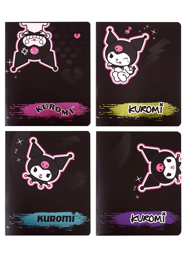 Тетрадь общая «Kuromi», 48 листов в клетку, А5, в ассортименте - Kuromi 2962524 — 1