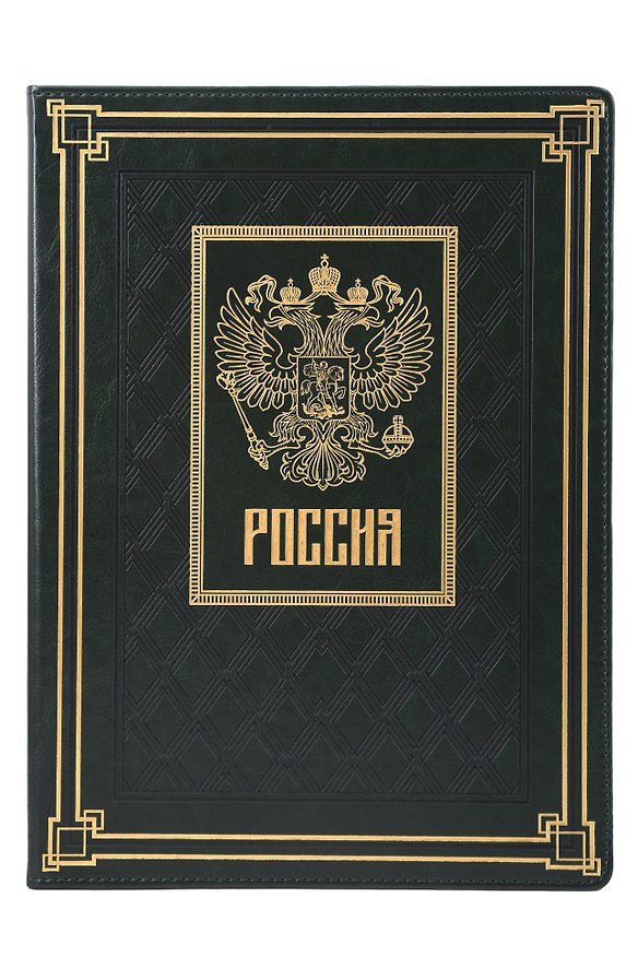 Папка адресная А4, кожзам, сариф зеленый, Escalada 3149705 — 1