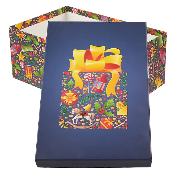 Коробка подарочная "НОВОГОДНЯЯ ИГРУШКА" 30.5*20*13см, Новый год, картон 3053509 — 4