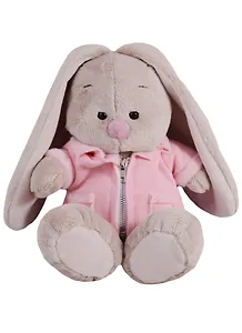 Мягкая игрушка Зайка Ми в розовой меховой курточке (18 см) (SidS-209)