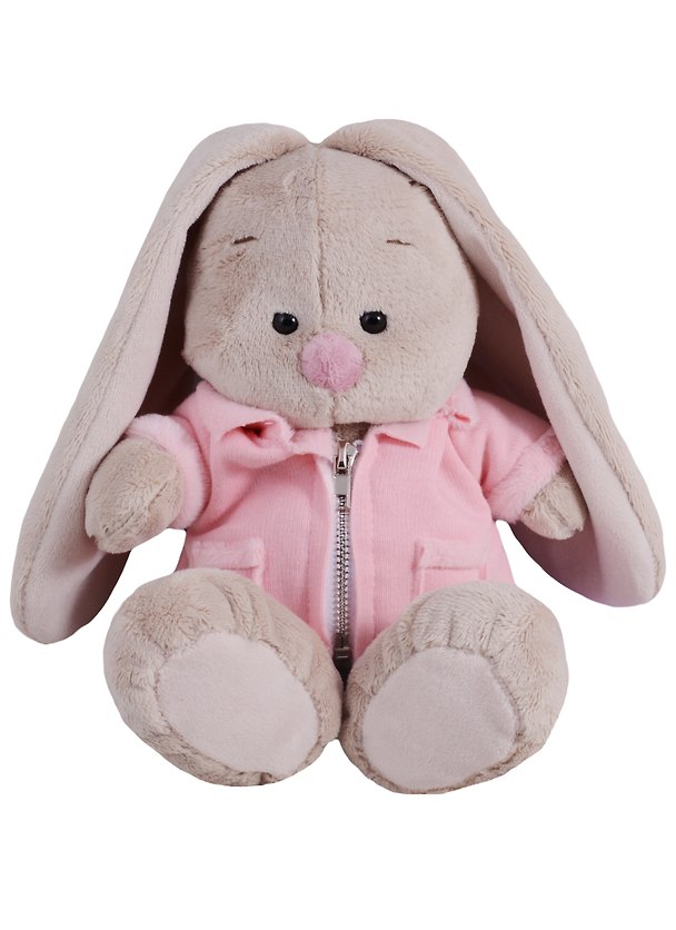 Мягкая игрушка Зайка Ми в розовой меховой курточке (18 см) (SidS-209) 2648443 — 1