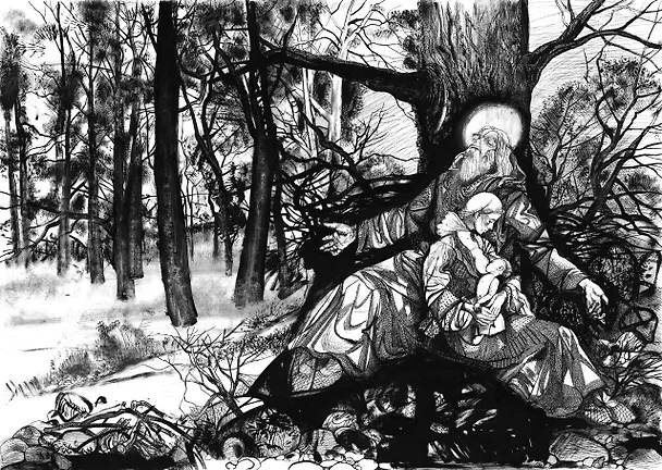Книга Лавр [иллюстрации Леонида Губского] (Евгений Водолазкин) — 6