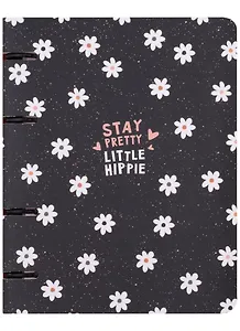 Тетрадь на кольцах в клетку Be Smart, Hippie, 120 листов