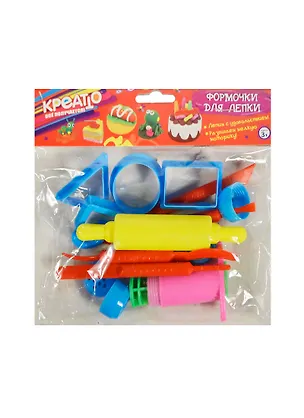 Формочки для лепки Креатто (24063) (набор) (3+) (упаковка) 2444478