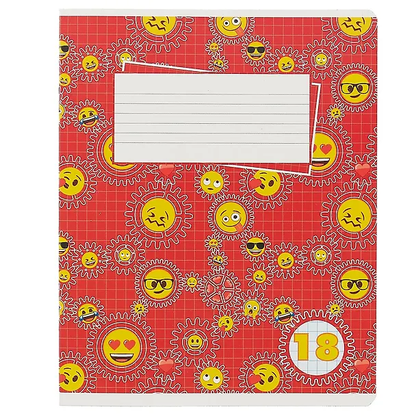 Тетрадь в клетку Academy Style «Emoji» в ассортименте, 18 листов 246919 — 1