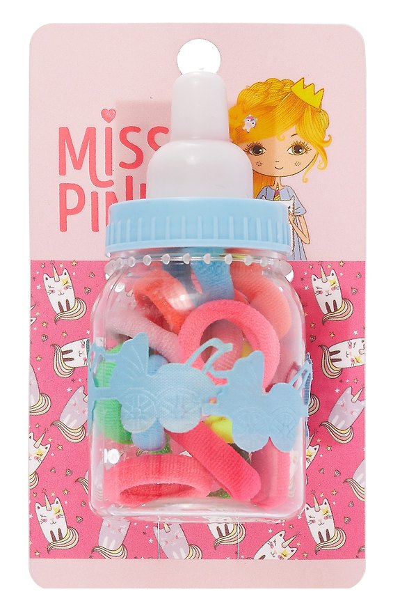 Набор резинок `MISS PINKY` `BASIC` 16 шт bottle (122172) 3030620 — 1