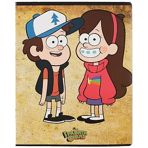 Тетрадь в клетку "Гравити Фолз", 24 листа, в ассортименте