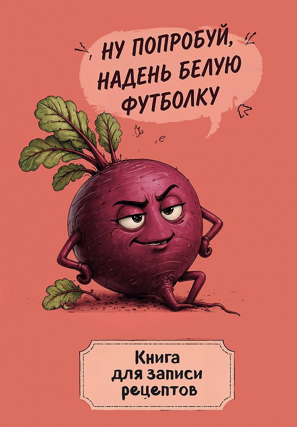 Книга для записи рецептов. Ехидная свекла 3180538 — 1