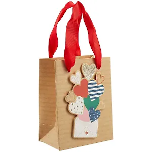 Пакет А6 14*11*6 Letter with love жен., бум.мат.ламинат, аппликация