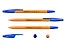Ручки шариковые Erich Krause, R-301 Orange Stick, синие 0,7 мм 4 штуки — 2928629 — 2