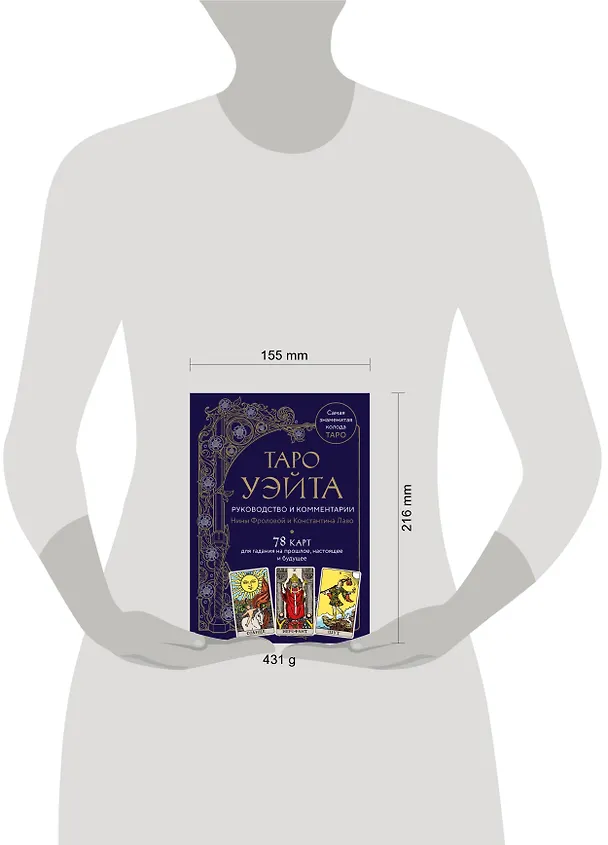 Книга Таро Уэйта. Руководство и комментарии Нины Фроловой и Константина Лаво (78 карт и руководство в подарочном оформлении) (Константин Лаво, Нина Фролова) — 11