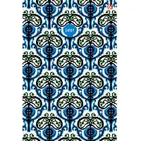 Книга для записей А5 120л кл. "Орнамент. Элементы" 7БЦ, мат.лам, тисн. гологр. фольгой, Listoff