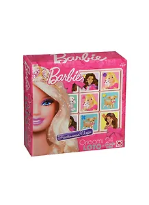 НИ Barbie Лото (00263) (+24 puzzle mini) (4+) (коробка)