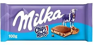 Шоколадная плитка Milka Chips Ahoy (Милка Чипс Ахой), 100г
